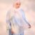 erosia shawl - white pastel