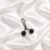 hijab pin clip - black